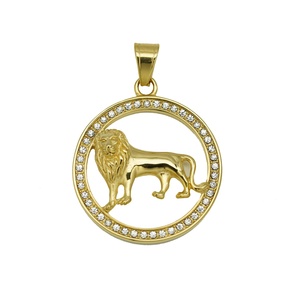 Collier Pendentif Homme Lion Doré Style Hip Hop Punk Cool et Original – Vente en Gros - Product Image 3