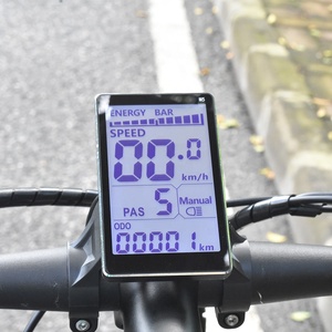 Dễ dàng cài đặt đồng hồ tốc độ đo dặm 22.2mm-31.8mm tay lái M5 xe đạp điện LCD hiển thị Đồng hồ tốc độ điện tử cho e-xe đạp - Product Image 2