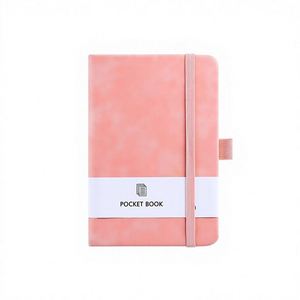 Porte-carnet élastique coloré en gros, Organisateur de poche portable en cuir souple pour étudiants - Product Image 2