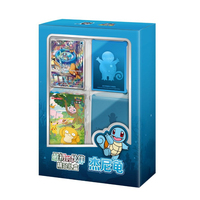 Kumpulkan 151 Kotak Hadiah Kertas Poke Mon TCG First Partner - Edisi Charmander/Bulbasaur/Squirtle (Bahasa Mandarin Sederhana) Permainan Meja