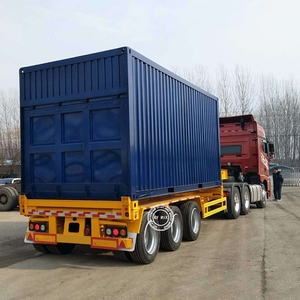 Châssis Neuf de Haute Qualité <span class=keywords><strong>Prix</strong></span> Usine 2026, 3 ou 4 Essieux, 30, 40, 50, 60 Tonnes, Remorque Conteneur 40FT à Vendre - Product Image 2