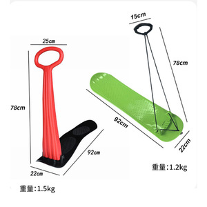 Trineo Plegable con Mango de Fácil Agarre y Plataforma Antideslizante para Deportes de Invierno al Aire Libre - Product Image 3