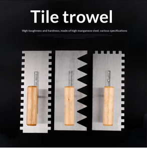 ด้ามจับไม้อุตสาหกรรม DIY ไม้พายทากระเบื้องตาม<span class=keywords><strong>ห</strong></span>ลักสรีรศาสตร์มีดและพลั่วพร้อมใบมีดโค้งงอด้ามจับ11in ตามหลักสรีรศาสตร์ - Product Image 6