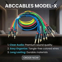 Câble audio équilibré 3,5 mm vers double 6,5 mm (mâle-mâle) avec répartiteur un-vers-deux et gaine en PVC pour ordinateurs portables, smartphones et consoles de mixage