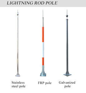 <span class=keywords><strong>Pararrayos</strong></span> de fibra de vidrio de descarga para protección contra rayos de la <span class=keywords><strong>casa</strong></span> - Product Image 6