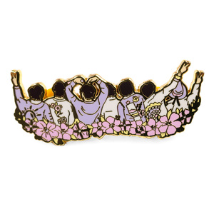 Épingle à revers en émail dur, en forme de lune scintillante, de rappeur, sur mesure, Kpop, insignes - Product Image 1