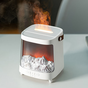 Nuevo difusor de chimenea portátil, difusor de Aroma, difusor de aceite esencial, USB humidificador de aire de llama, aromaterapia, combustión de carbón - Product Image 1
