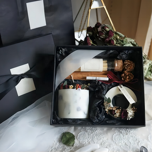 Caja <span class=keywords><strong>de</strong></span> regalo <span class=keywords><strong>de</strong></span> lujo con etiqueta privada, flor seca, vela perfumada <span class=keywords><strong>de</strong></span> soja y juego <span class=keywords><strong>de</strong></span> regalo <span class=keywords><strong>de</strong></span> tableta <span class=keywords><strong>de</strong></span> cera - Product Image 2