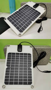 Glory solar's dernier <span class=keywords><strong>panneau</strong></span> <span class=keywords><strong>solaire</strong></span> en silicium monocristallin mince 5W Charr flexible pour véhicules voiture bateaux moto électrique - Product Image 5