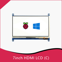 7 inç Raspberry Pi LCD Ekran Dokunmatik Ekran, Raspberry Pi 4/3/2 Jetson NANO DEV Kitini destekler