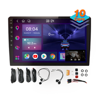 Autoradio 2 Din Tactile 10 Cœurs Android 13 pour Voiture, 4+64 Go ou 6+128 Go, Écran 7, 9 ou 10 Pouces