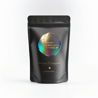 Sachet Doypack Personnalisé Transparent avec Fermeture Zip et Encoche de Déchirement pour Protéines 4,5 kg, Emballage Alimentaire Ultra Transparent