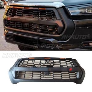Parrilla Delantera Decorativa LED Estilo GR para Toyota Hilux REVO 2021-2023, Kit de Carrocería, Parrilla de Carreras, Parrilla Exterior - Product Image 3