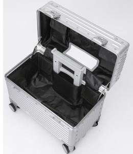 Nouvelle valise de luxe pour pilotes d'affaires, valise trolley avec roulettes pivotantes, roues universelles, cadre en aluminium, valise de voyage avec serrure - Product Image 5