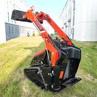 Mini chargeuse sur chenilles 25 ch, moteur V1000, chargeuse sur chenilles, direction Vmeng, chargeuse pour aménagement paysager, location, forte puissance de levage