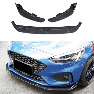 Lèvre de pare-chocs avant pour <span class=keywords><strong>Ford</strong></span> <span class=keywords><strong>Focus</strong></span> 2019 2020 2021 <span class=keywords><strong>2022</strong></span> Accessoires automobiles Motif carbone ABS Lèvre avant Spoiler kit carrosserie - Product Image 2