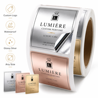 Étiquettes personnalisées en vinyle écologique imperméable en rouleau pour flacons de collyre, médicaments liquides, emballages de produits de santé, désinfectant pour les mains, avec logo sur mesure