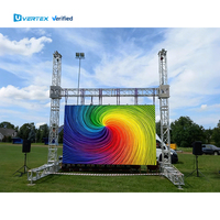 Écran LED de location personnalisé pour l'extérieur et l'intérieur, étanche, P2.604, P2.976, P3.91, P4.81, 50x100, pour scène de concert