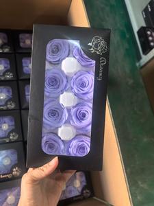 ดอกกุหลาบสีแดงที่เก็บรักษาไว้ดอกกุหลาบที่เก็บรักษาไว้4-5ซม. สำหรับวันแม่วันวาเลนไทน์วันสำเร็จการศึกษาปีใหม่คริสต์มาสวันขอบคุณพระเจ้า - Product Image 2