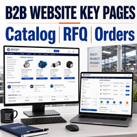 Diseño y Desarrollo de Sitios Web Personalizados para Compras al por Mayor B2B con Sistema de RFQ, Precios por Niveles y Pedidos al por Mayor