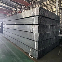 Tubo Cuadrado de Acero Pre-Galvanizado de 2x2 Pulgadas (50 mm), Sección Hueca de Acero al Carbono de Alta Resistencia con Recubrimiento de Zinc