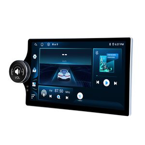 Hot 10.1 inch 1280 * Độ phân giải 720 IPS 2 DIN Android Xe Máy nghe nhạc tất cả-trong-một trong tế bào màn hình cảm ứng đơn Knob Bảng điều khiển stereo GPS - Product Image 4
