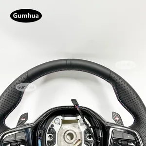 Volante Deportivo CS de Cuero Nappa para X3 G01 X4 G20 G30 G31 G32 G02 G82 G42 G21 G14 M2 G87 M3 G80 M4 G G01, Accesorios para Automóviles - Product Image 5