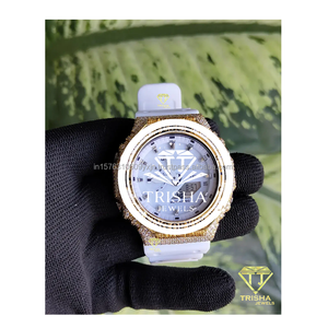 Reloj Digital de Lujo de Alta Calidad con Diseño de Jesús, Plata de Ley 925, Cristal de 20 mm, Diamantes Moissanite Brillantes VVS, Edición Blanca, el Mejor - Product Image 4