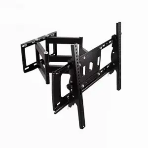 High high loading capacity metal material Hot Sale Wholesale Rack Full Motion Tv Wall Mount Double Arms Bracket stand