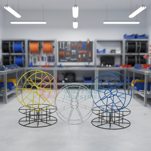 Plateau organisateur antirouille galvanisé de panier de bobine de fil de soudure d'acier doux pour des applications industrielles de câble - Product Image 2