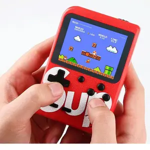 Venta al por mayor consola portátil mini-Miniconsola portátil Retro para niños, consola de juegos de 8 bits, pantalla LCD a Color de 3,0 pulgadas, 400 Juegos integrados