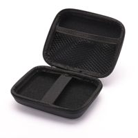 Boîte à lunettes, sac de rangement à fermeture éclair en EVA, sac pour écouteurs Bluetooth, sac pour disque dur portable, boîte de rangement pour câble de données, chargeur