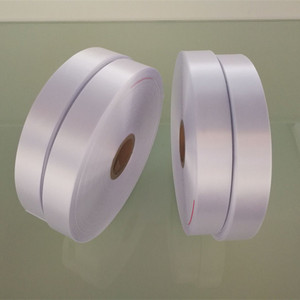 Etiqueta de cuidado de la ropa con instrucciones de lavado de ropa impresa de satén tejido - Product Image 2