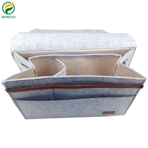 Nouveau 2026 Organisateur de rangement en feutre pour chevet, support latéral pour lit et canapé, pour l'organisation de tablettes, magazines, téléphones et petits objets - Product Image 4