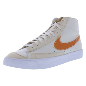 สำหรับ NIKE BLAZER MID '77 EMB รองเท้าสไตล์เดินสำหรับทั้งชายและหญิง Phantom/Hot curry/Pearl White Size 10 - Product Image 1
