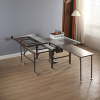 Meuble Armoire Pliable Portable Petit Sn Outils Machine De Découpe De Bois Multifonction Table Coulissante Scie Machine À Bois