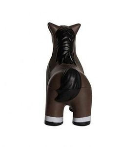 Jouet en peluche personnalisé avec logo promotionnel, modèle de cheval, balle anti-stress en PU à presser - Product Image 4