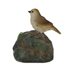 Oem Unieke Hars Vogel Standbeeld Bewegingssensor Tuin Beeldje Kunstmatig Beeldhouwwerk Voor Tuinbeeld Hars Ambacht - Product Image 3