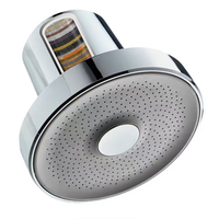 Pommeau de douche filtrant 6 pouces à marque privée avec filtre KDF, filtre à eau dure KDF, charbon de sulfite de calcium, élimination de la chlore