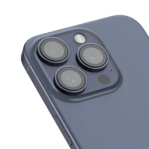 2024 BLUEO PVD rivestimento in titanio obiettivo della fotocamera del telefono in vetro copri obiettivo della fotocamera pellicola di protezione dell'obiettivo della fotocamera per iPhone 15 Pro Max