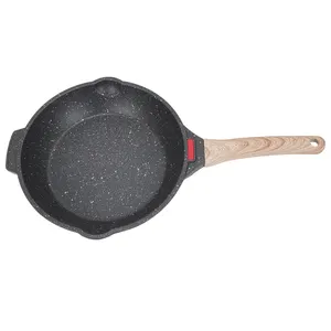 High Quality Die Cast Aluminum Deep Frying Pan Induction Cooking Wok Pan Non Stick Saute Pans