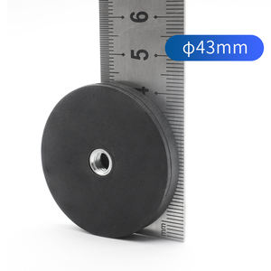 Base de 66mm de alta calidad, alfombrilla de ingenio súper fuerte, almohadilla para matrícula, cinta magnética, imán de banda recubierto de goma - Product Image 3