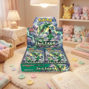 Vente en gros de cartes de collection Pokémon Scarlet & Violet M6 Storm Emeralda Terastal Festival Premium Booster Box originales japonaises - Product Image 3
