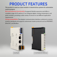 Módulo de E/S Remoto Profinet/EtherCAT/Modbus TCP, Entrada Analógica 4-20 mA/0-10 V, 4/8 Entradas, 4/8 Salidas, Módulo de E/S Modular