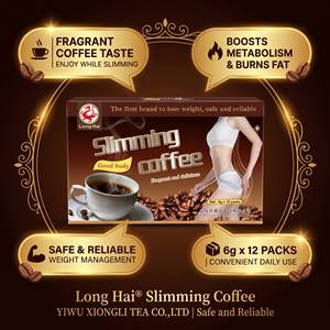 Café Minceur Long Hai Good Body 6g X 12 Sachets |   Café pour la gestion du poids, soutien métabolique, boisson amincissante parfumée quotidienne, OEM - Product Image 2