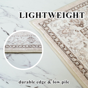 Tappeto Runner Lavabile per Corridoio, <span class=keywords><strong>Vintage</strong></span> e Morbido, per Cucina e Lavanderia, con Retro Antiscivolo, Tappeto da Lato - Product Image 4