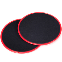 Paquete de 2 Discos Deslizantes de Ejercicio de Doble Cara de 18 cm, Duraderos, de ABS/EVA, para Entrenamientos de Core y Pilates
