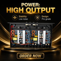 Amplificateur de puissance passif en métal de classe D professionnel MADON AK4350 4x500W 1U monté en rack numérique 4/8 ohms quatre canaux pour audio professionnel