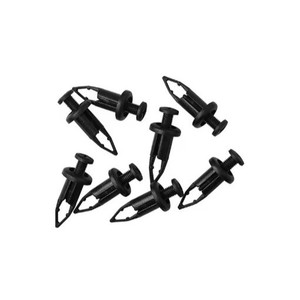 Clips de fixation en plastique pour pare-chocs Ford Focus Mondeo Fiesta, 8mm, noir - Product Image 1