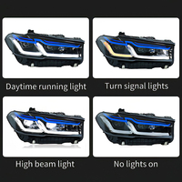 Pour BMW G30 G38 phares LED 2018-2022 modèle lentille de projecteur pour 525i 530i 535i 540i M5 36W puissance Auto accessoires DRL Signal